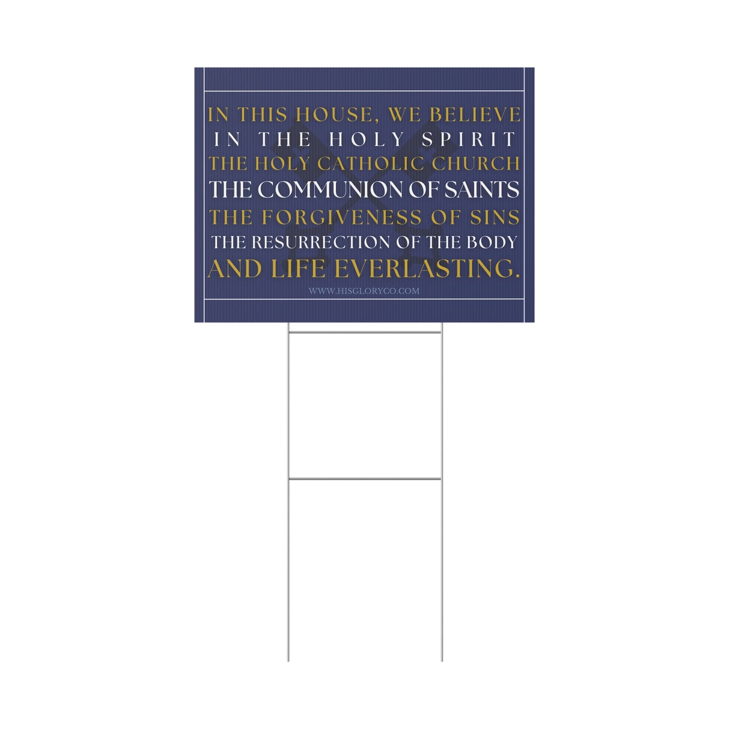 Catholic Home - Yard Sign