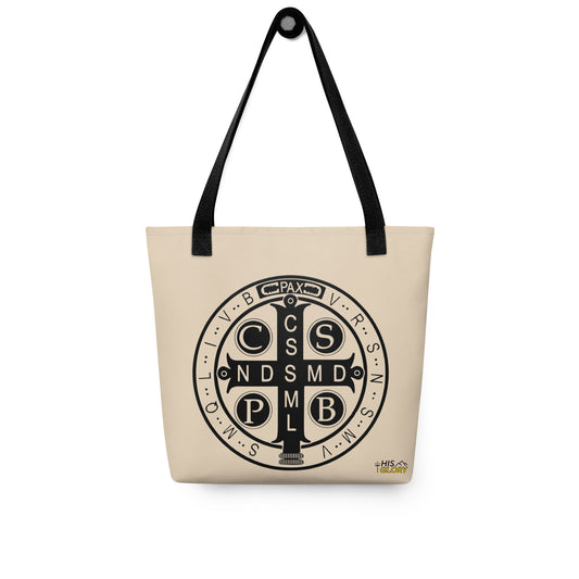 Benedictine Cross - Tote bag