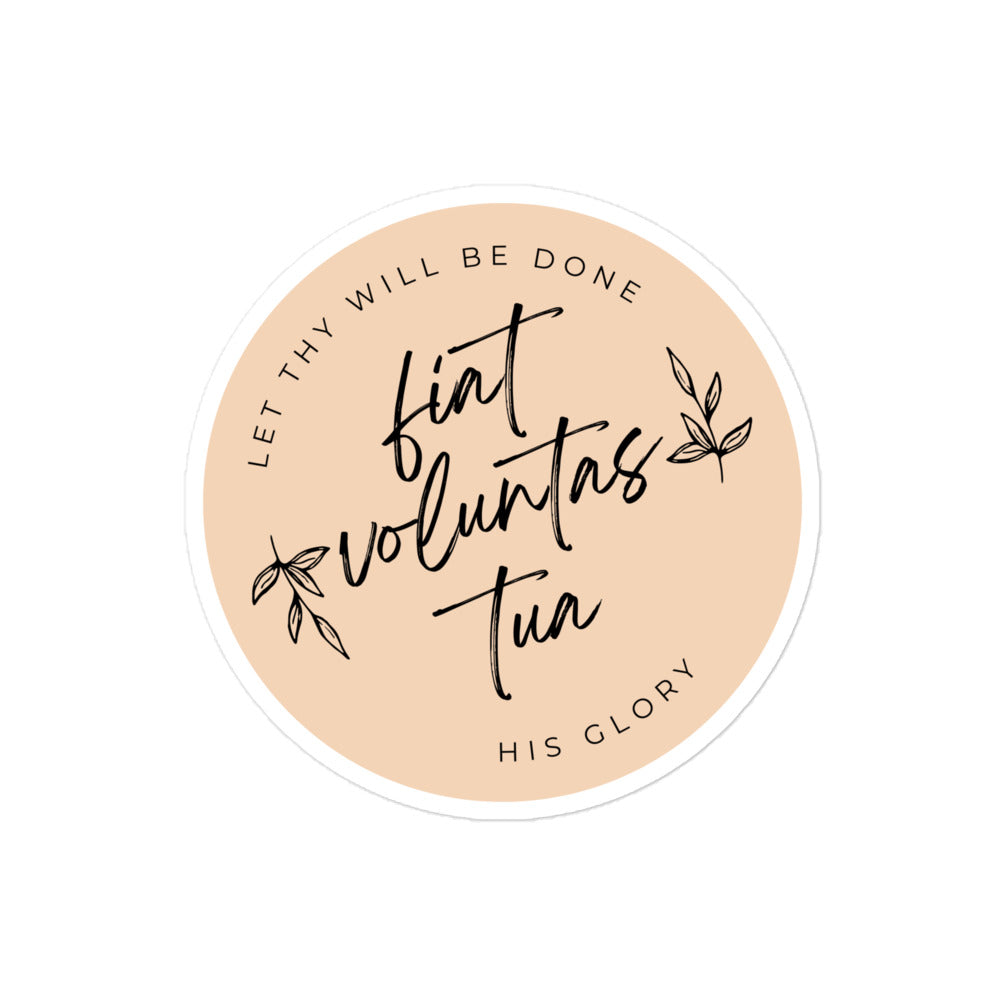 Fiat - Voluntas - Tua - Bubble-free stickers