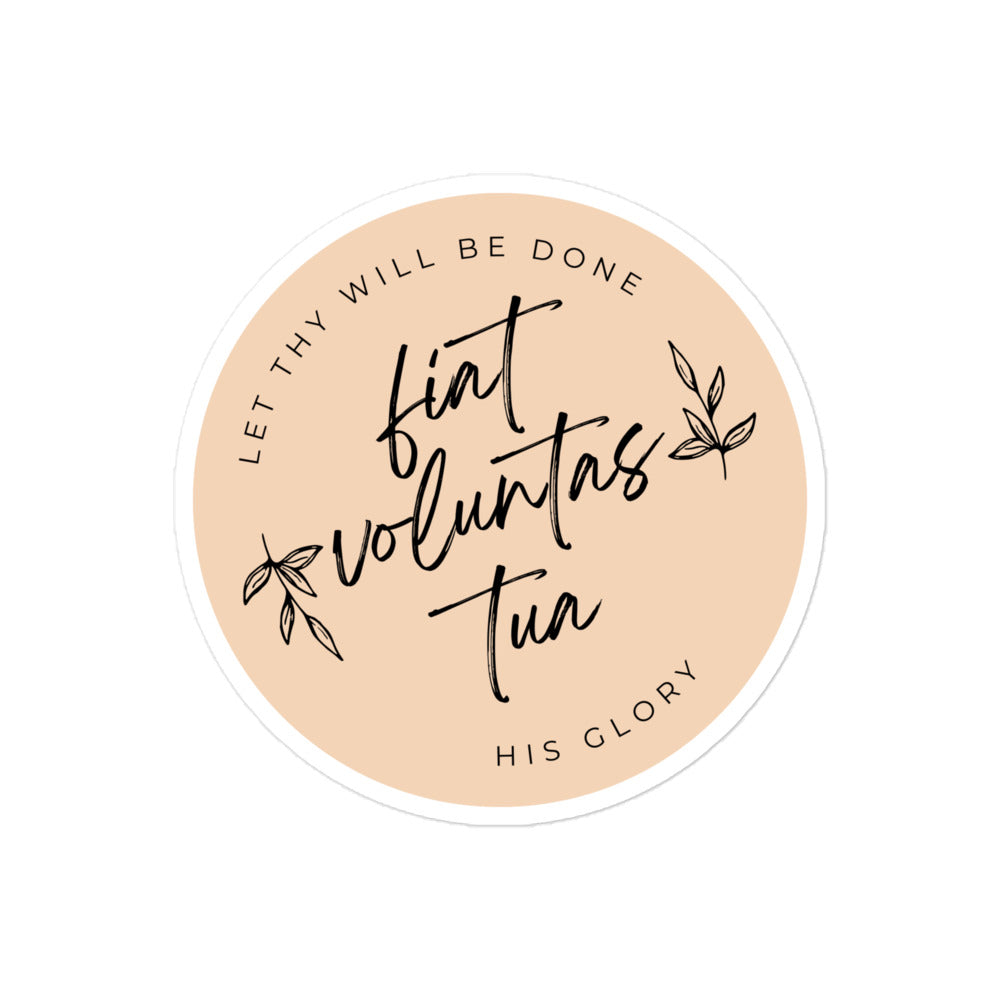 Fiat - Voluntas - Tua - Bubble-free stickers