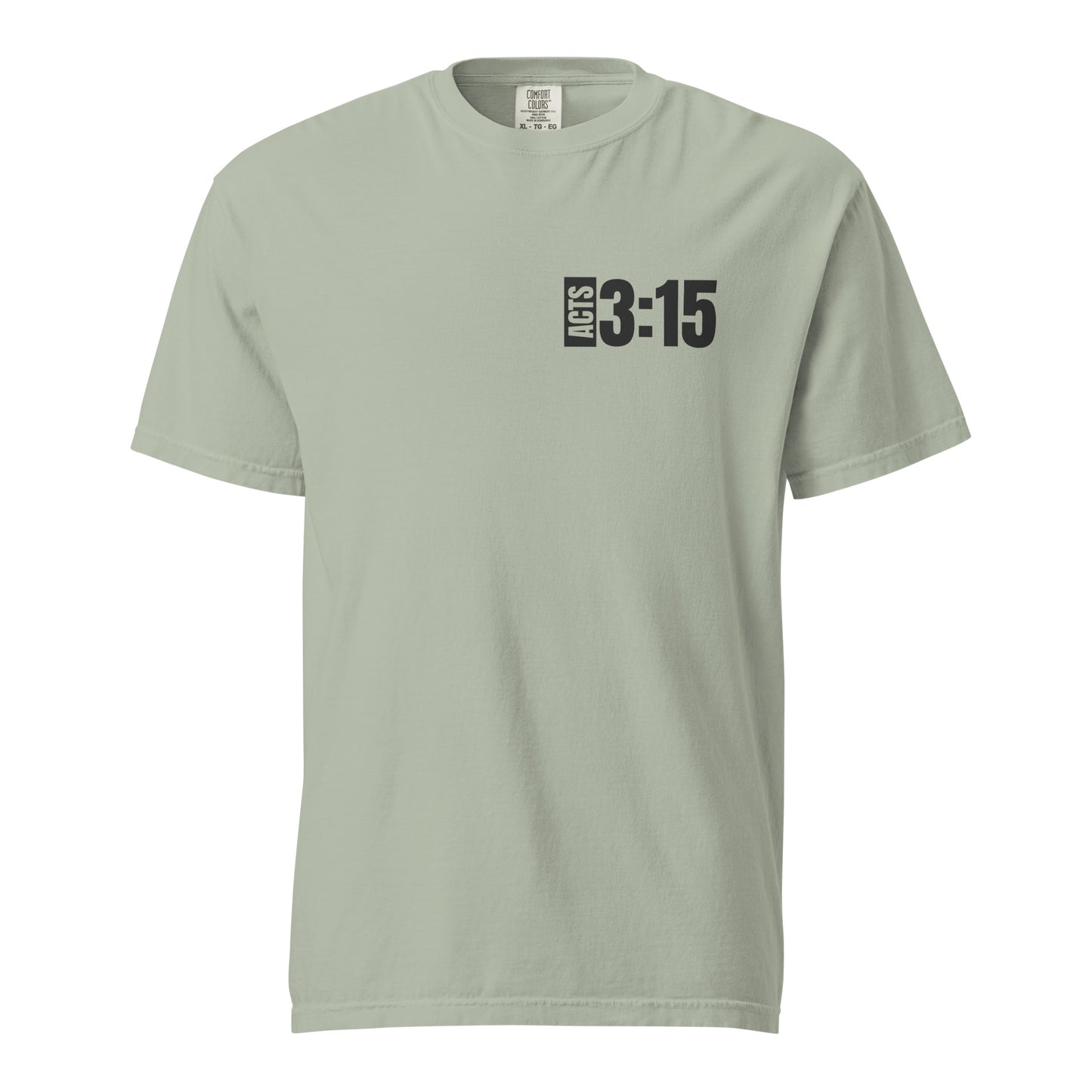 WITNESS - Unisex garment-dyed heavyweight t-shirt - Blk