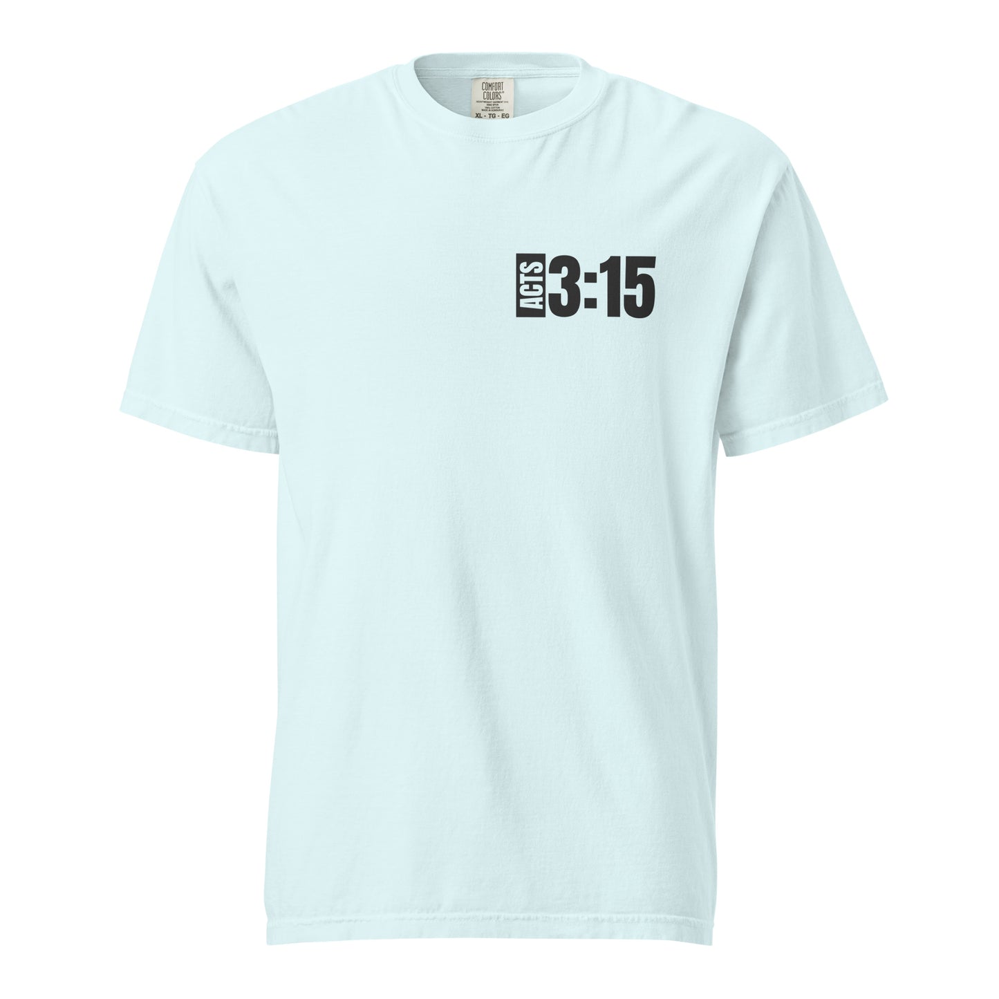 WITNESS - Unisex garment-dyed heavyweight t-shirt - Blk
