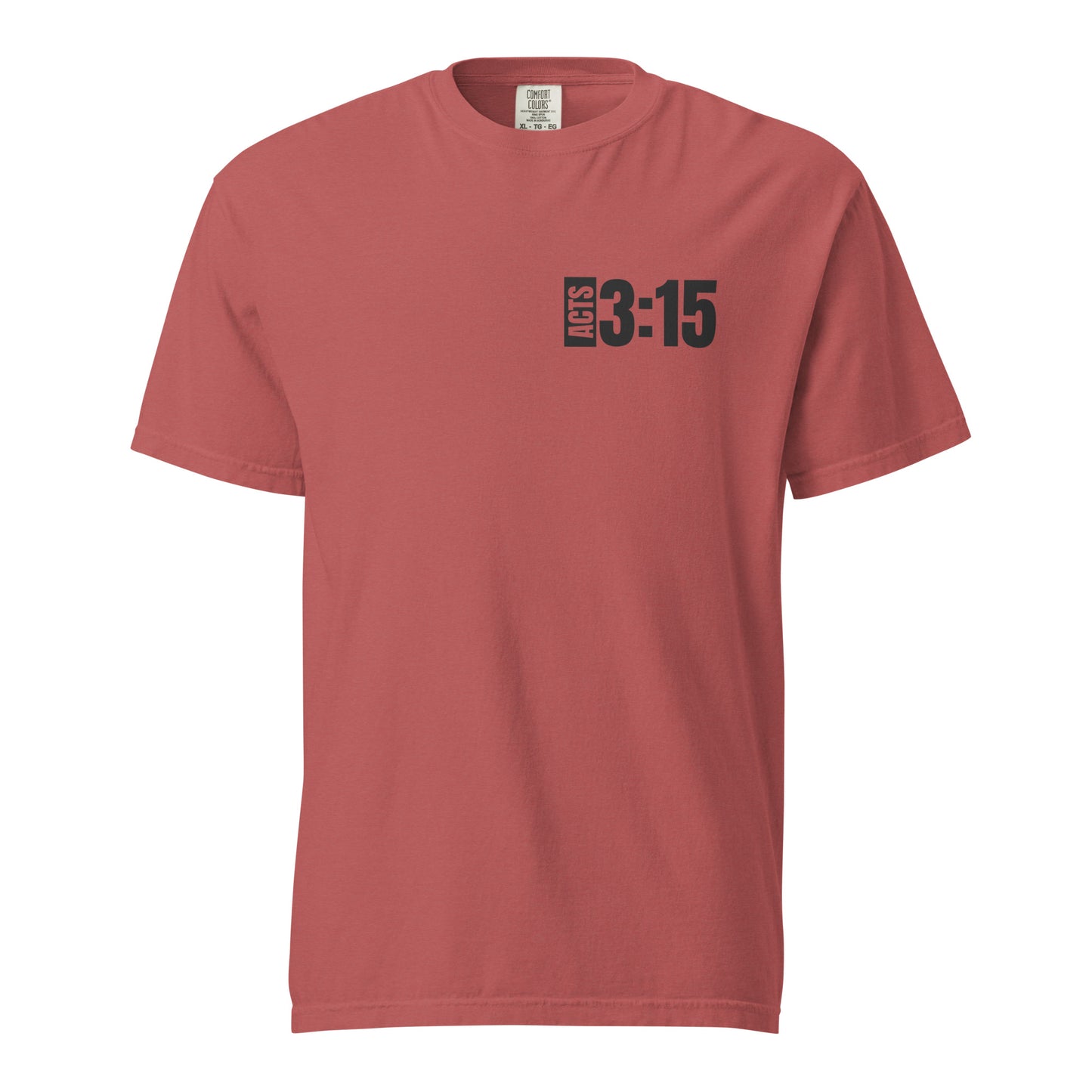 WITNESS - Unisex garment-dyed heavyweight t-shirt - Blk