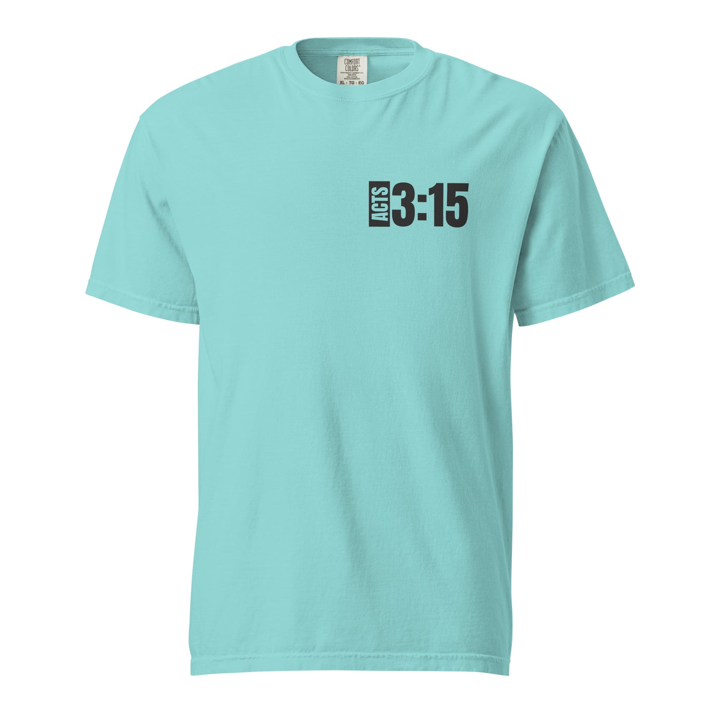 WITNESS - Unisex garment-dyed heavyweight t-shirt - Blk