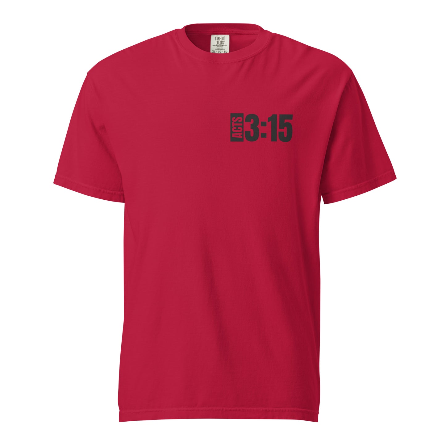 WITNESS - Unisex garment-dyed heavyweight t-shirt - Blk