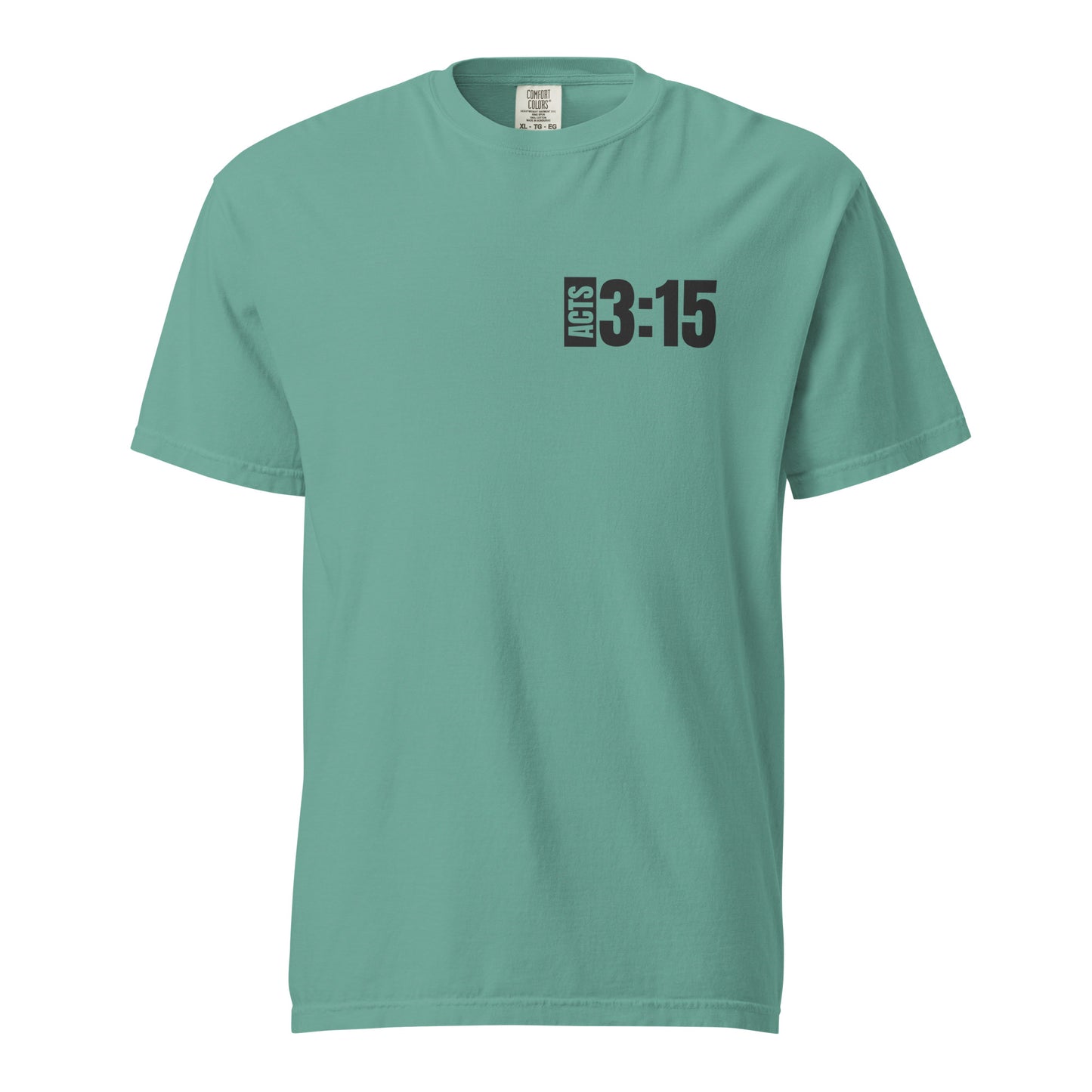 WITNESS - Unisex garment-dyed heavyweight t-shirt - Blk