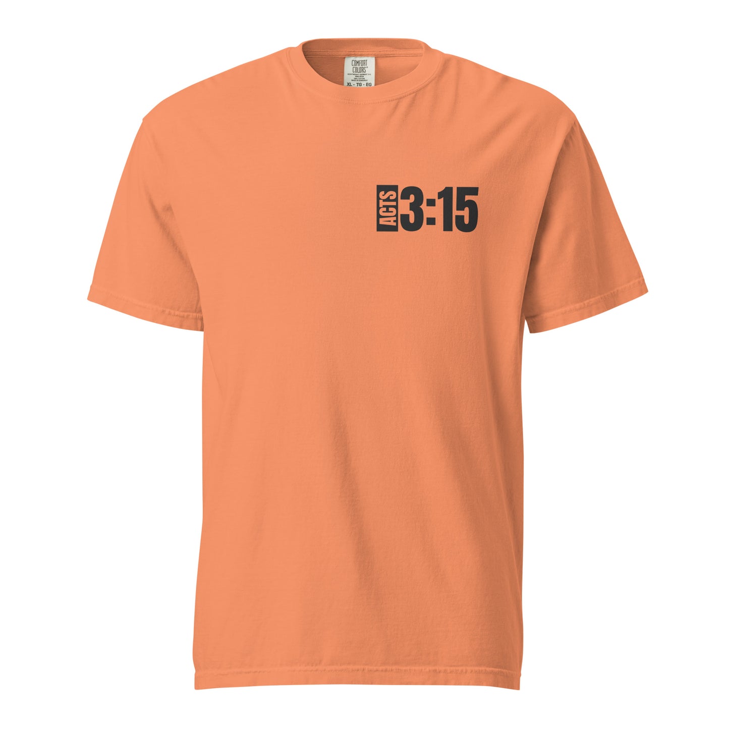 WITNESS - Unisex garment-dyed heavyweight t-shirt - Blk