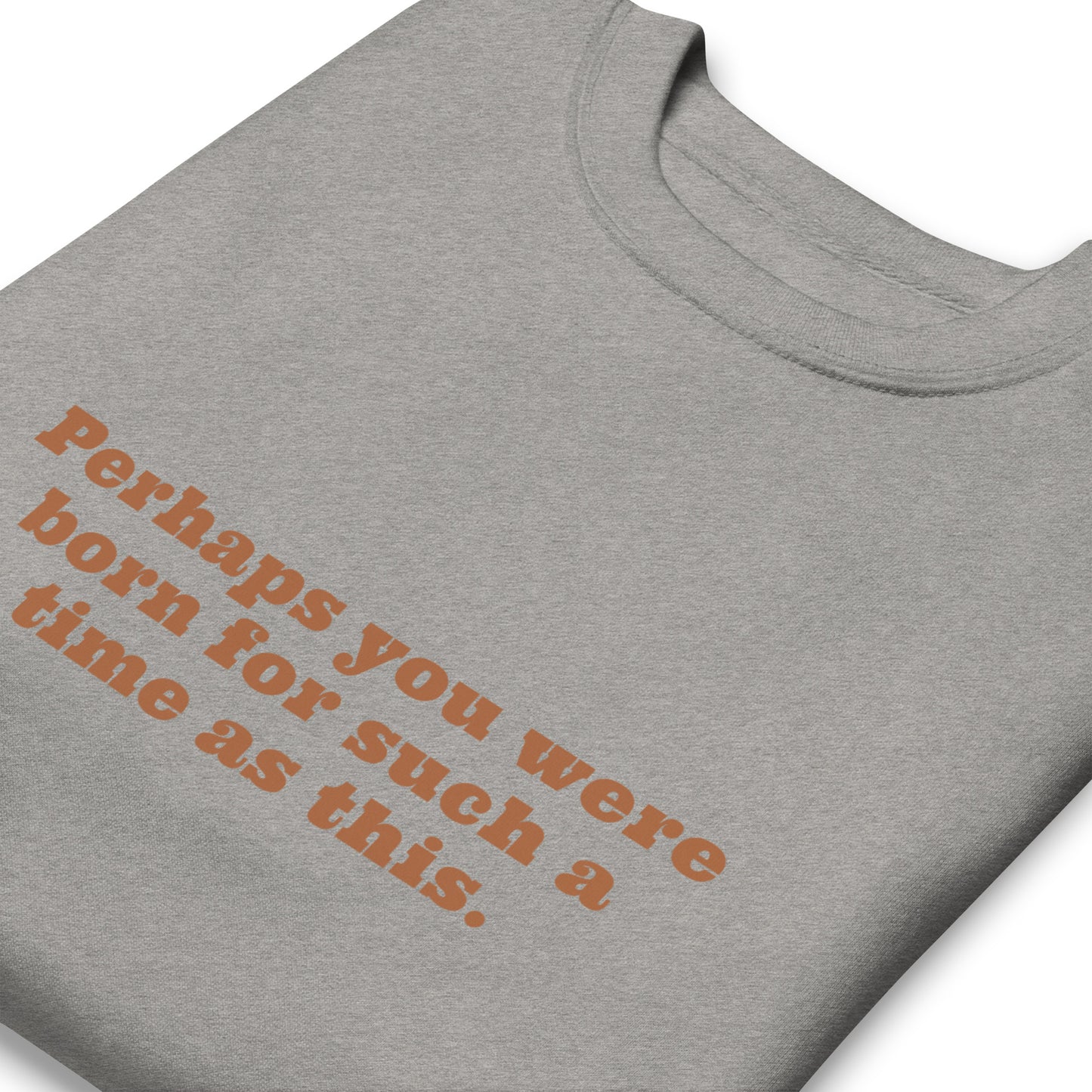 Cozy and Inspired with our 'Born for a Time Like This' Sweatshirt (Unisex)