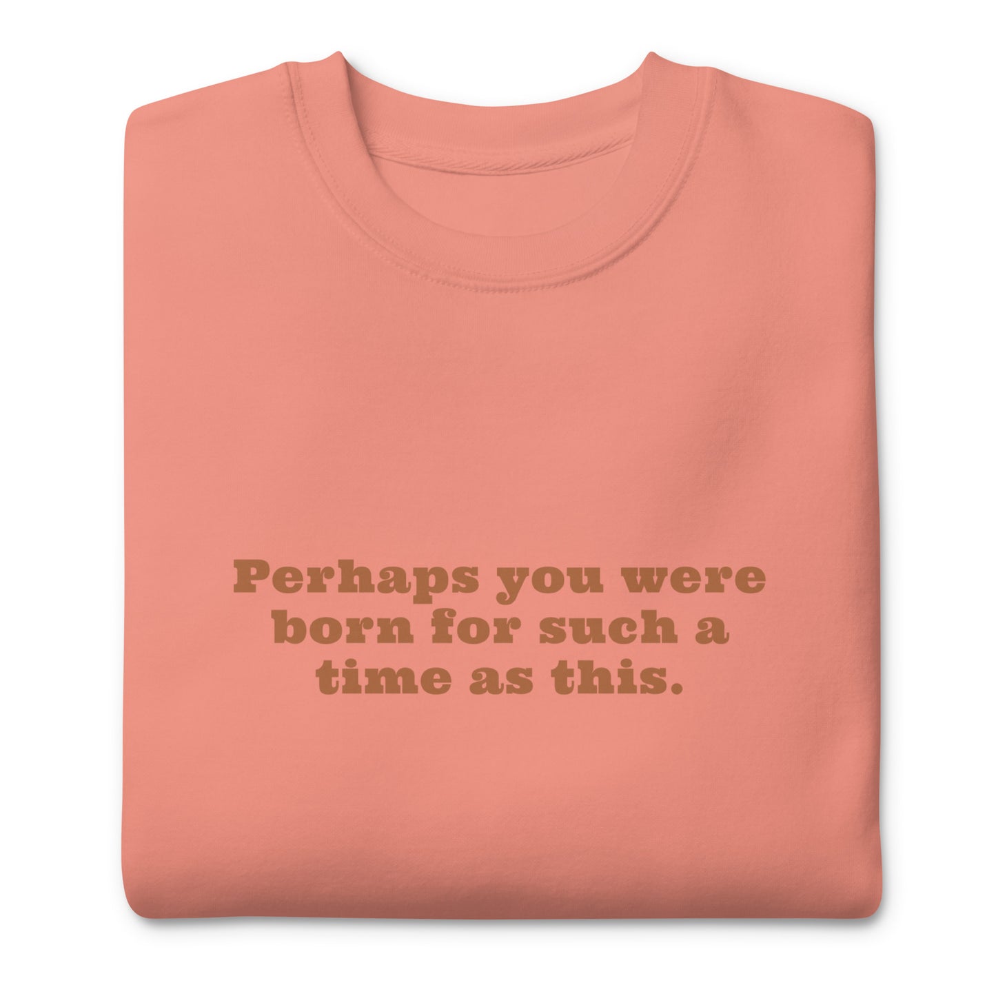 Cozy and Inspired with our 'Born for a Time Like This' Sweatshirt (Unisex)