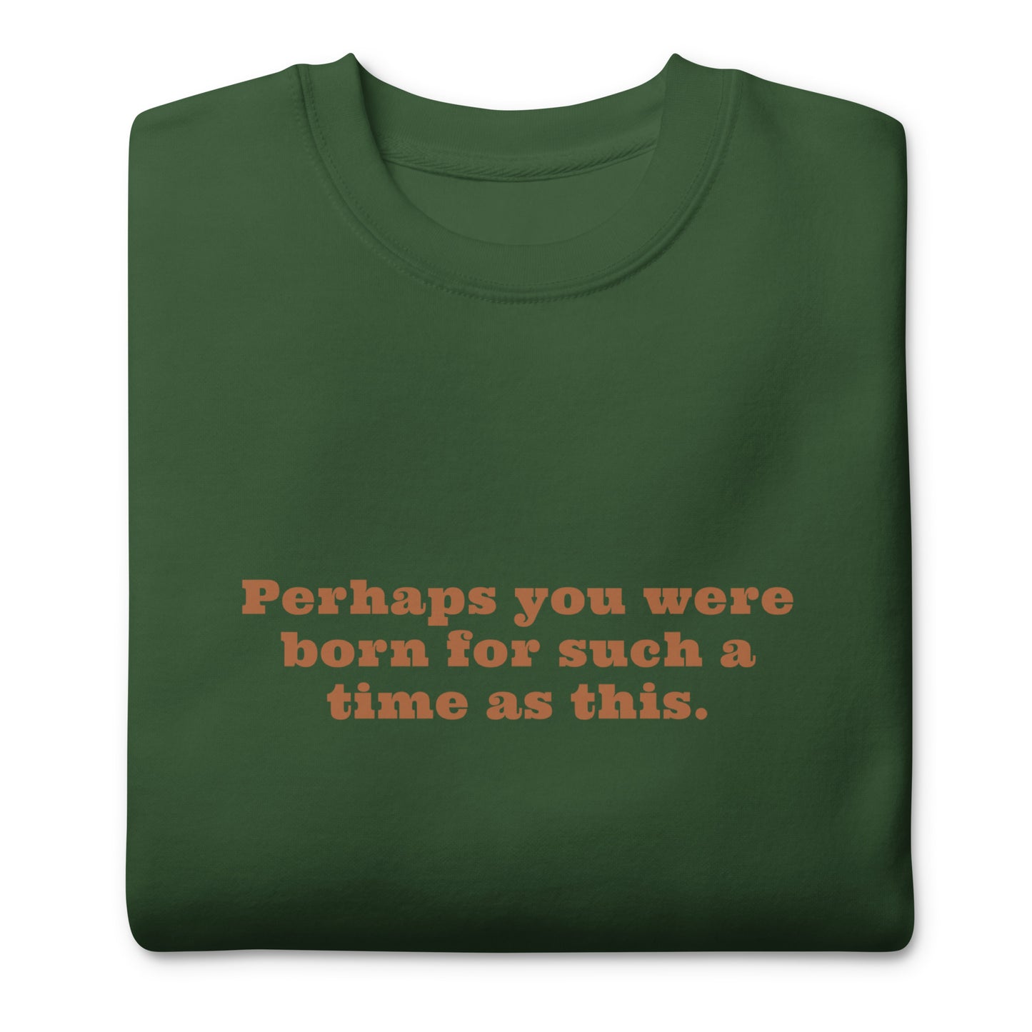 Cozy and Inspired with our 'Born for a Time Like This' Sweatshirt (Unisex)