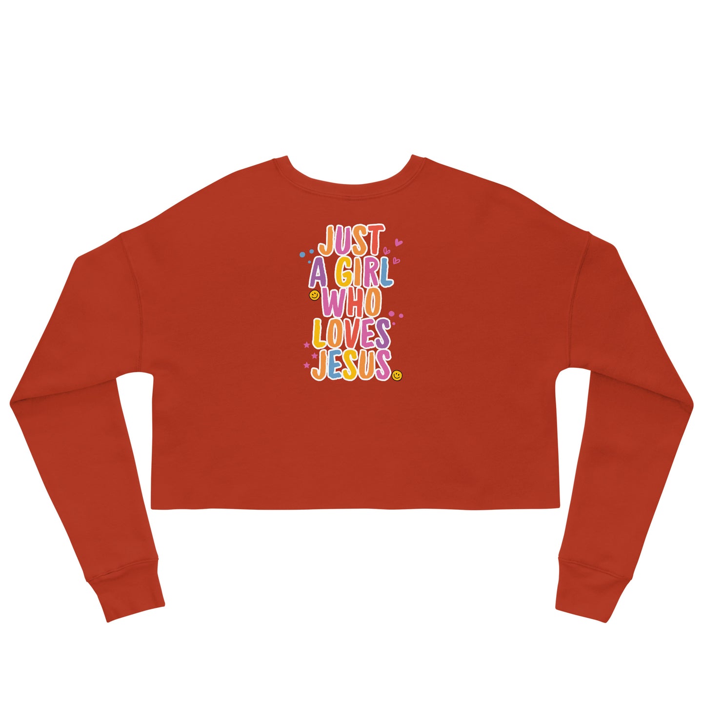 Just a Girl who Loves Jesus - Crop Sweatshirt