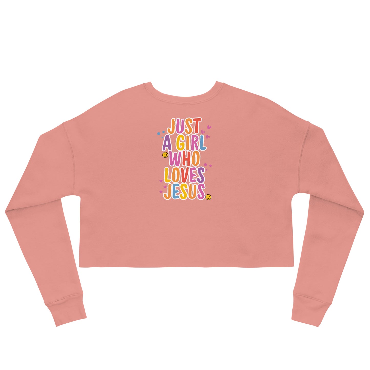 Just a Girl who Loves Jesus - Crop Sweatshirt