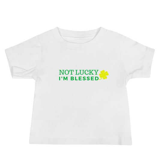 Not lucky, BLESSED - Baby Jersey Short Sleeve Tee