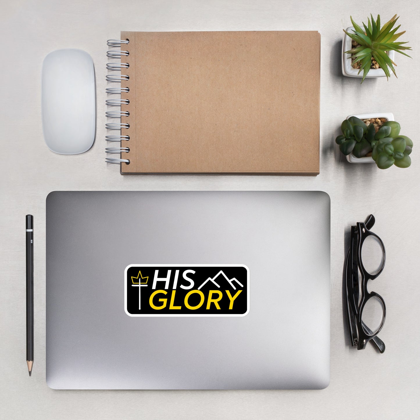 His Glory 3.0 - NEW - Bubble-free stickers