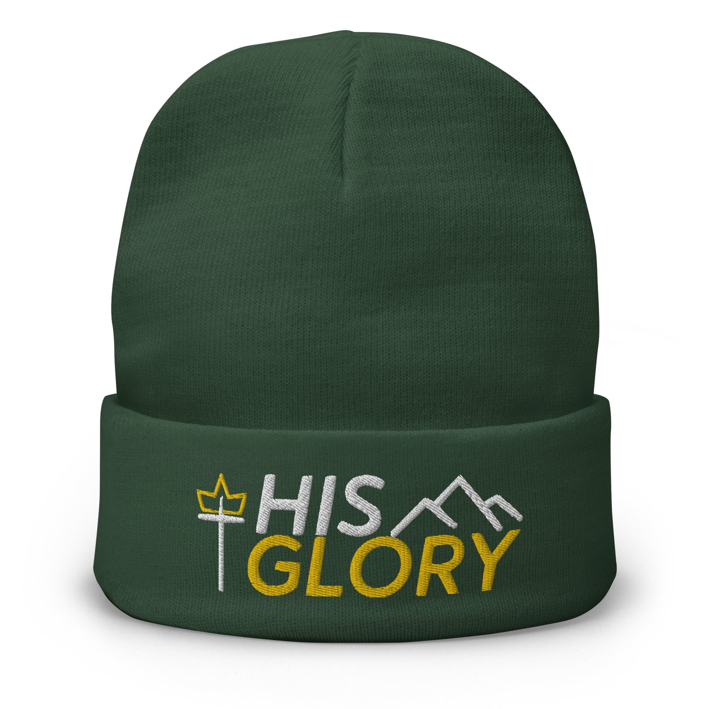 His Glory 3.0 - NEW - Embroidered Beanie