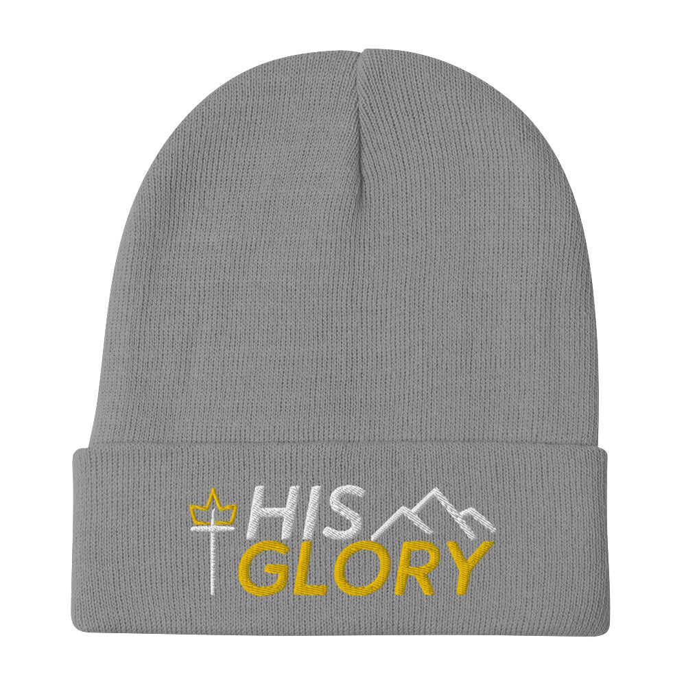 His Glory 3.0 - NEW - Embroidered Beanie