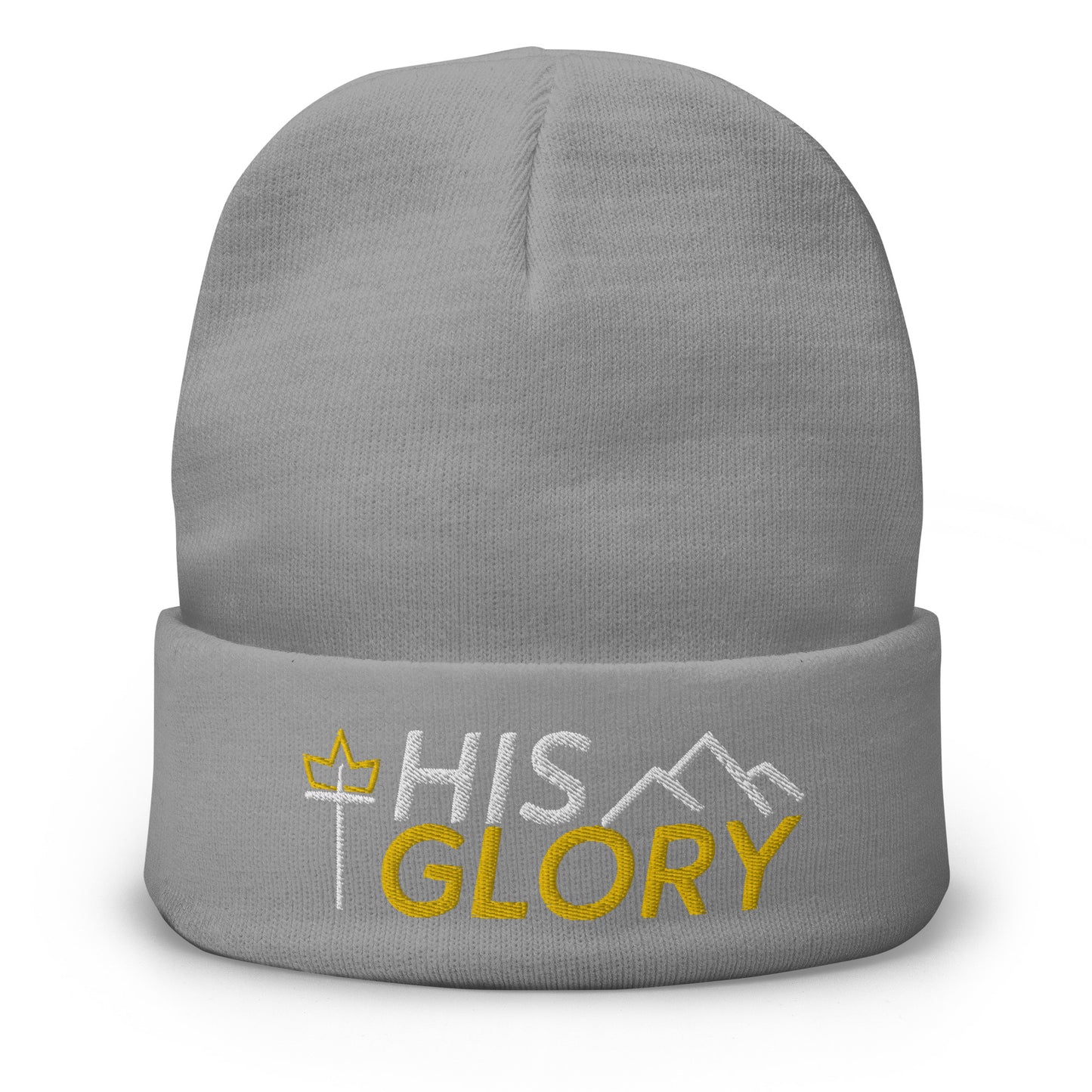His Glory 3.0 - NEW - Embroidered Beanie