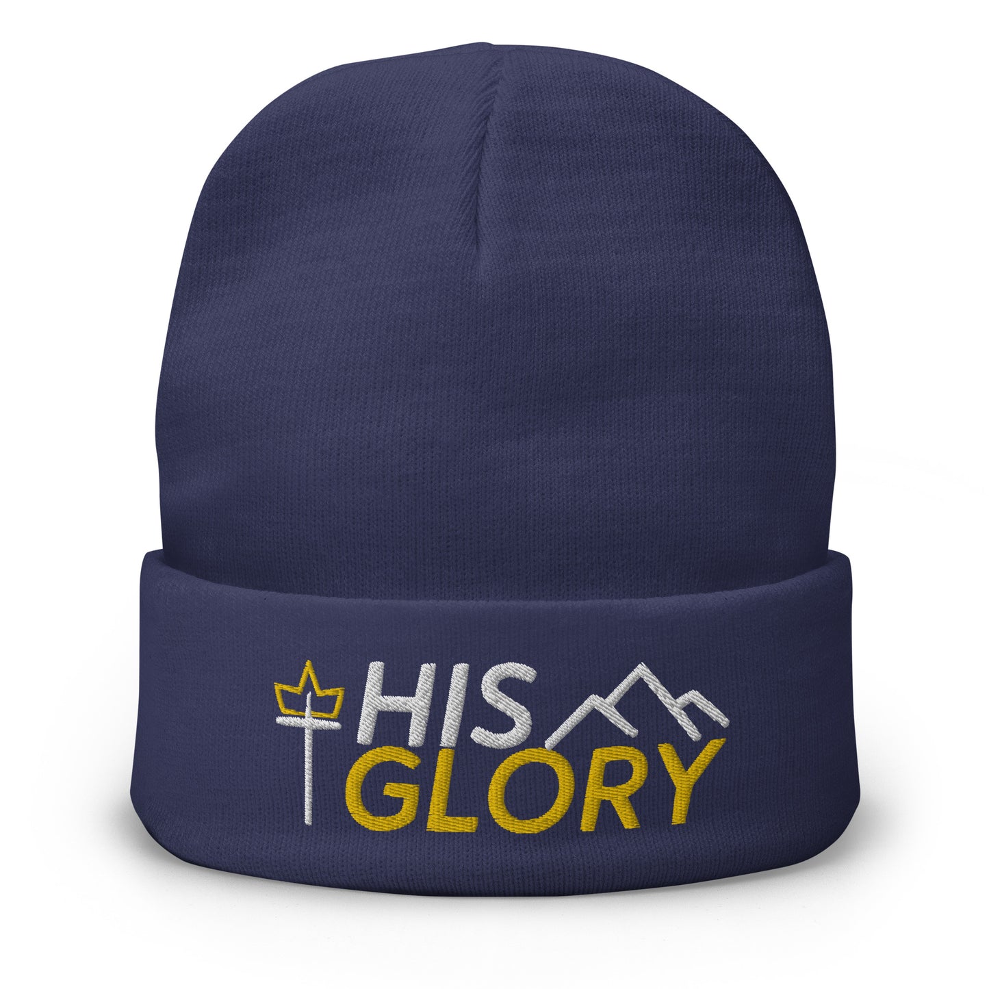His Glory 3.0 - NEW - Embroidered Beanie