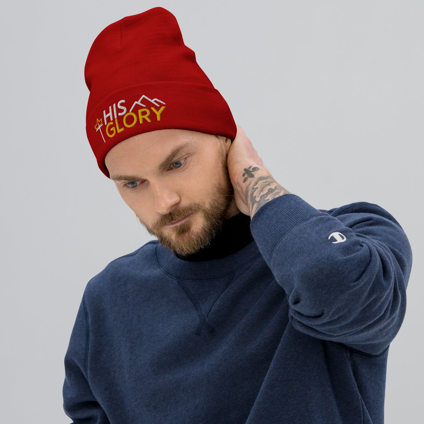 His Glory 3.0 - NEW - Embroidered Beanie