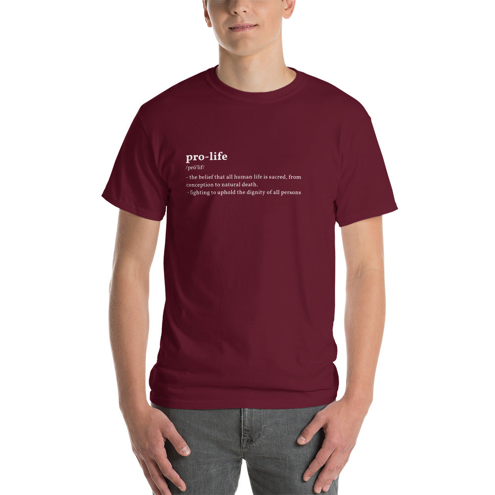 Pro Life - Defined - Short Sleeve T-Shirt