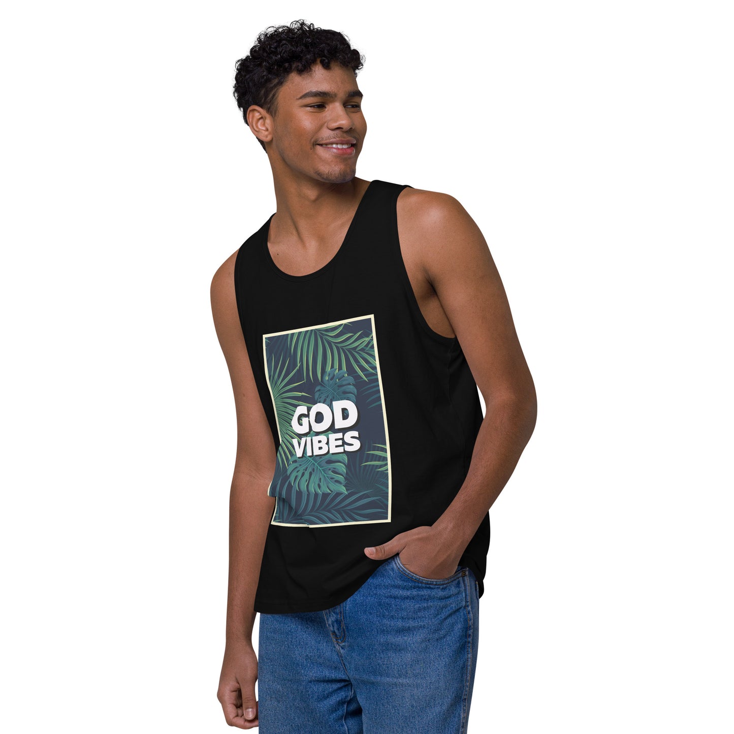 God Vibes - Men’s premium tank top