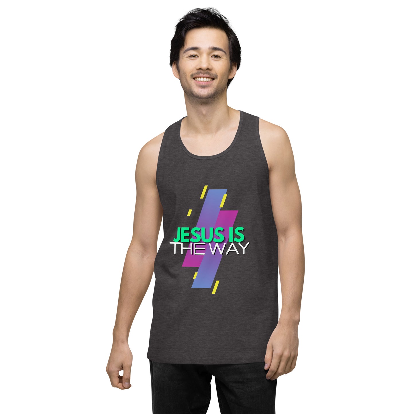 Jesus is the Way - Men’s premium tank top