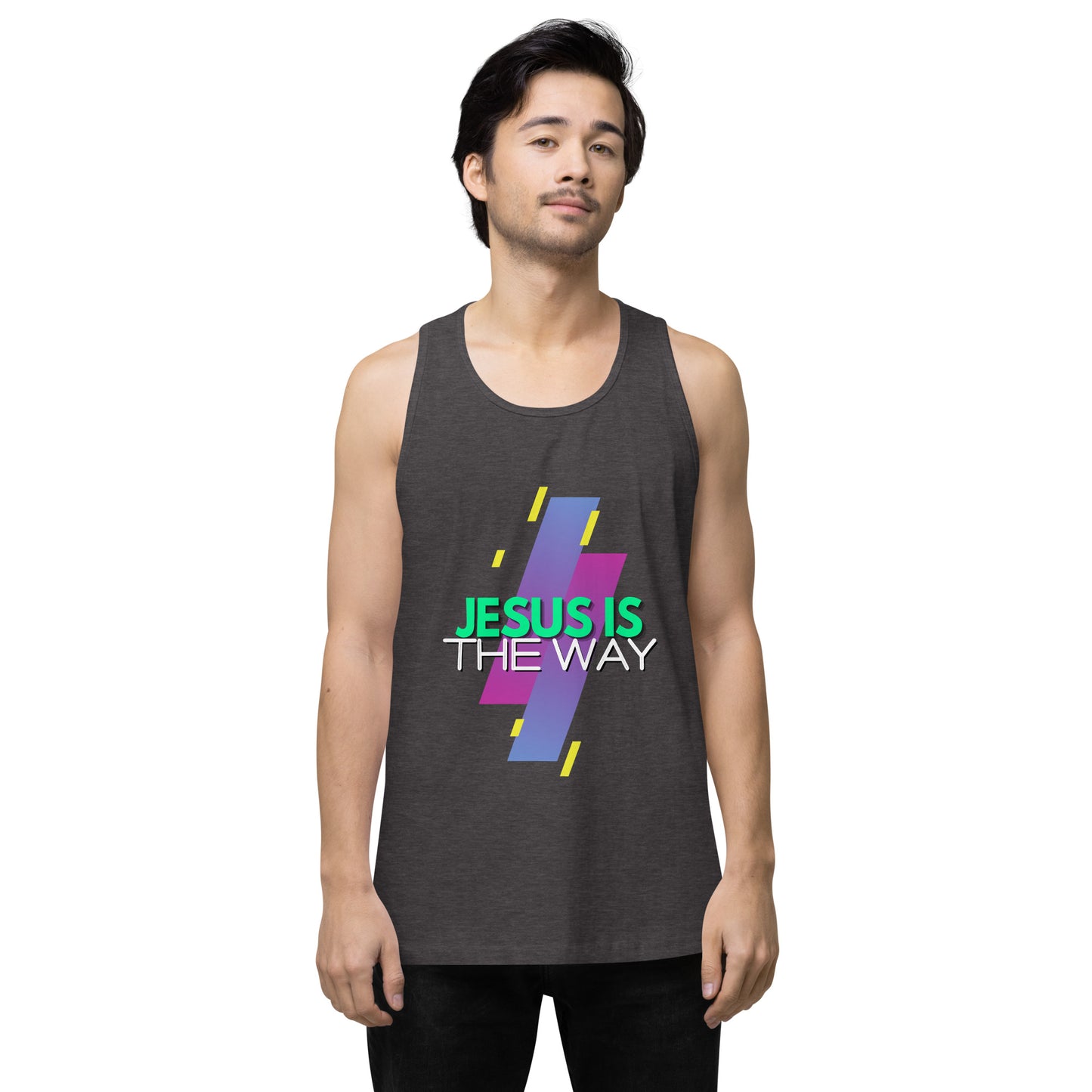 Jesus is the Way - Men’s premium tank top