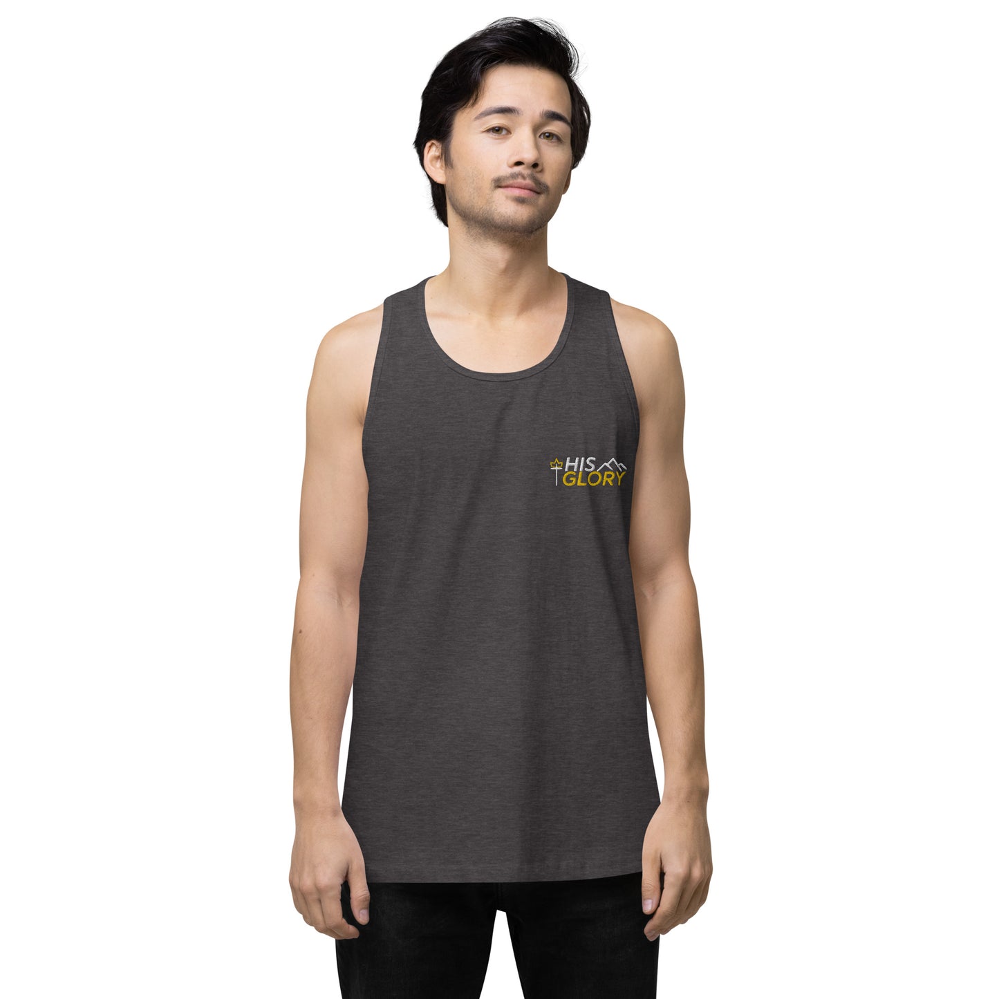 His Glory 3.0 - NEW - Embroidery - Men’s premium tank top