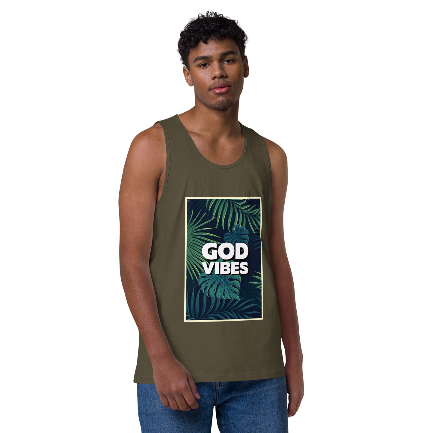 God Vibes - Men’s premium tank top