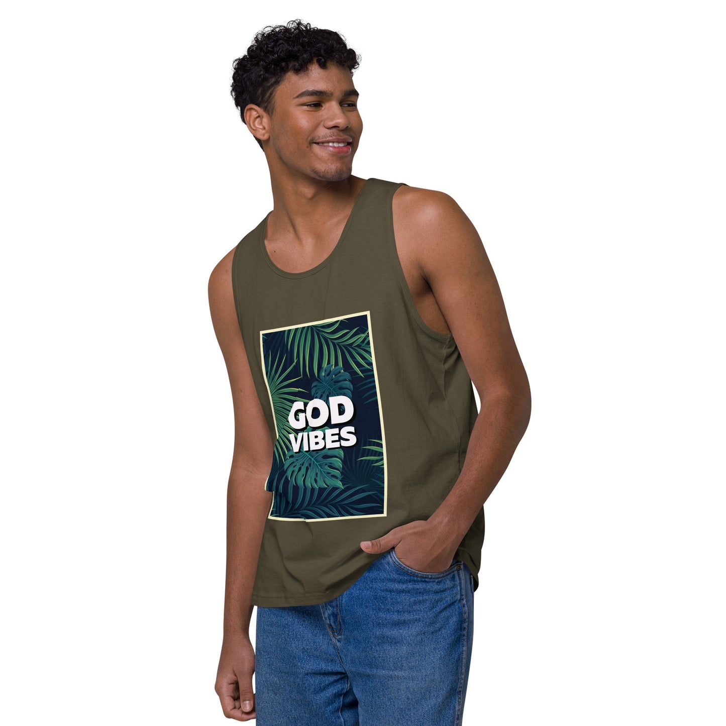 God Vibes - Men’s premium tank top