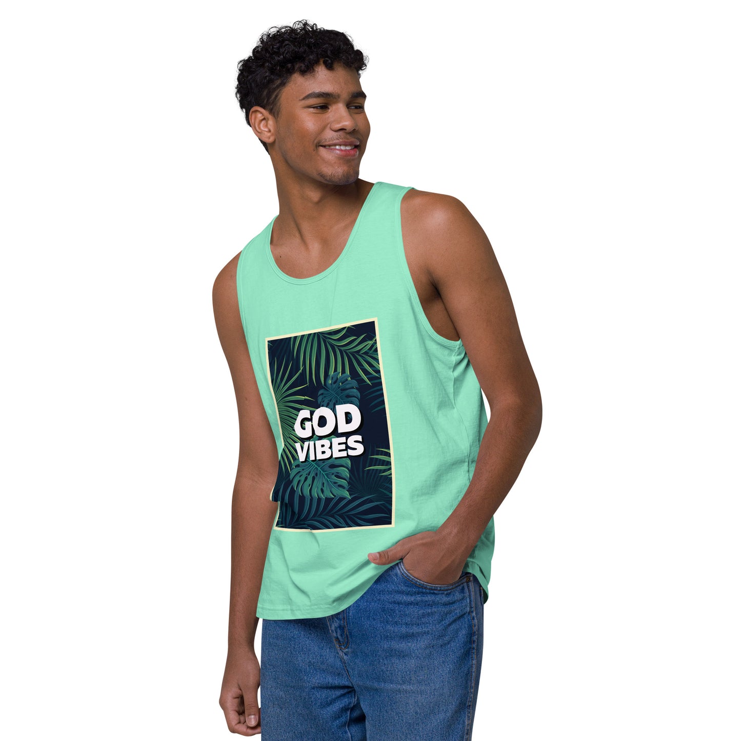 God Vibes - Men’s premium tank top