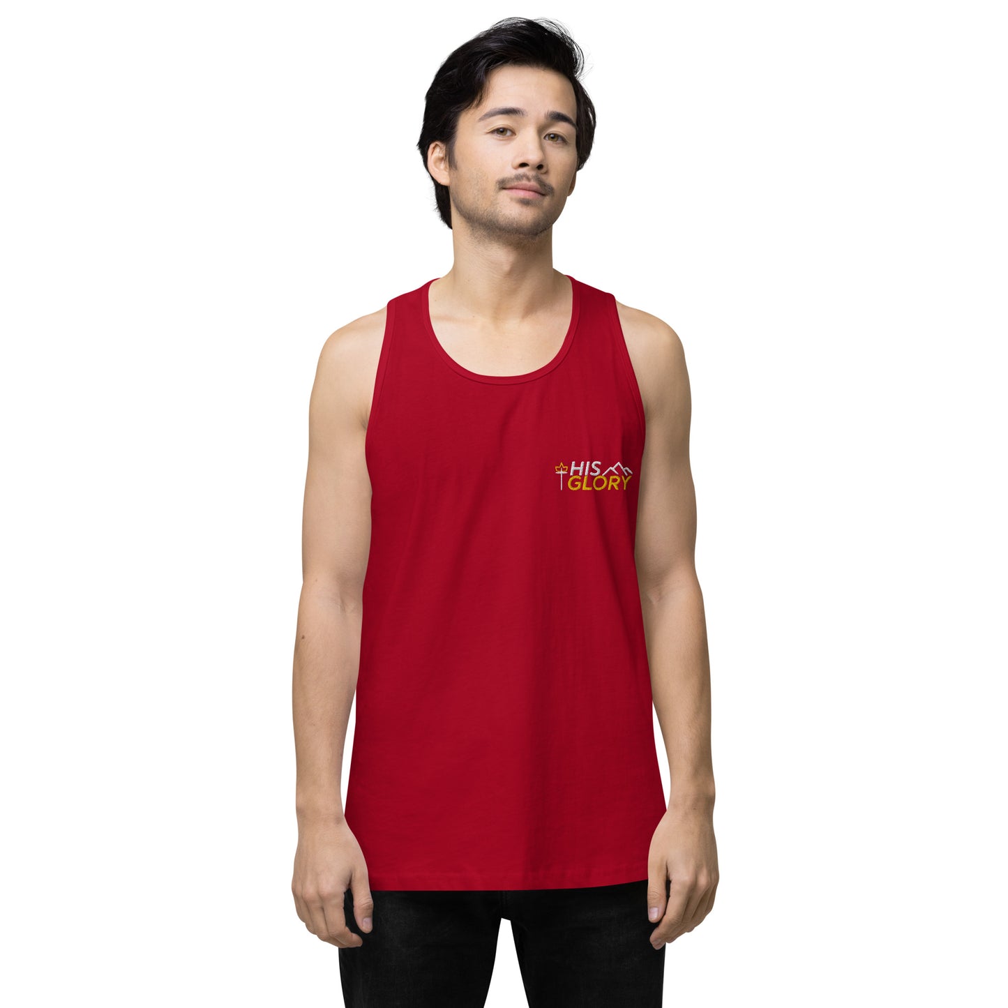 His Glory 3.0 - NEW - Embroidery - Men’s premium tank top