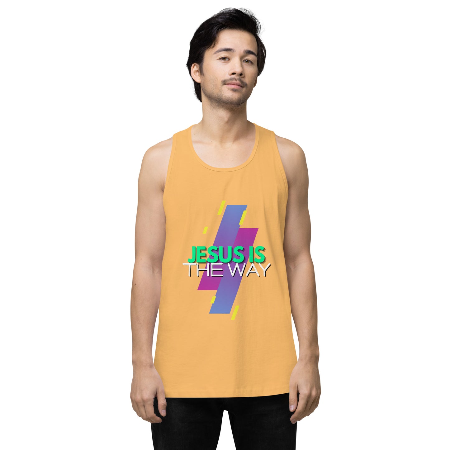 Jesus is the Way - Men’s premium tank top