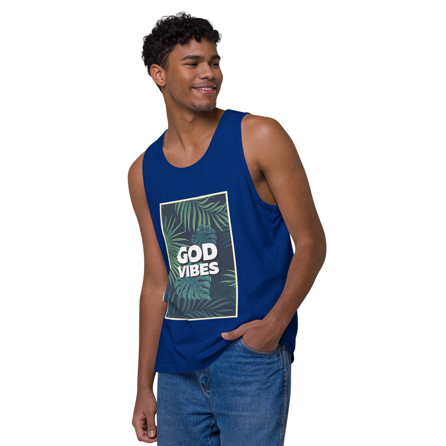 God Vibes - Men’s premium tank top