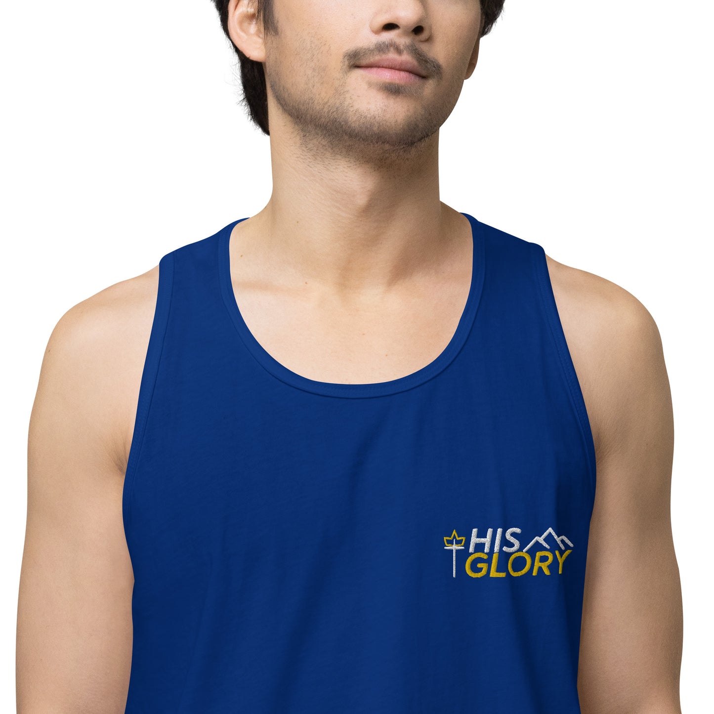 His Glory 3.0 - NEW - Embroidery - Men’s premium tank top