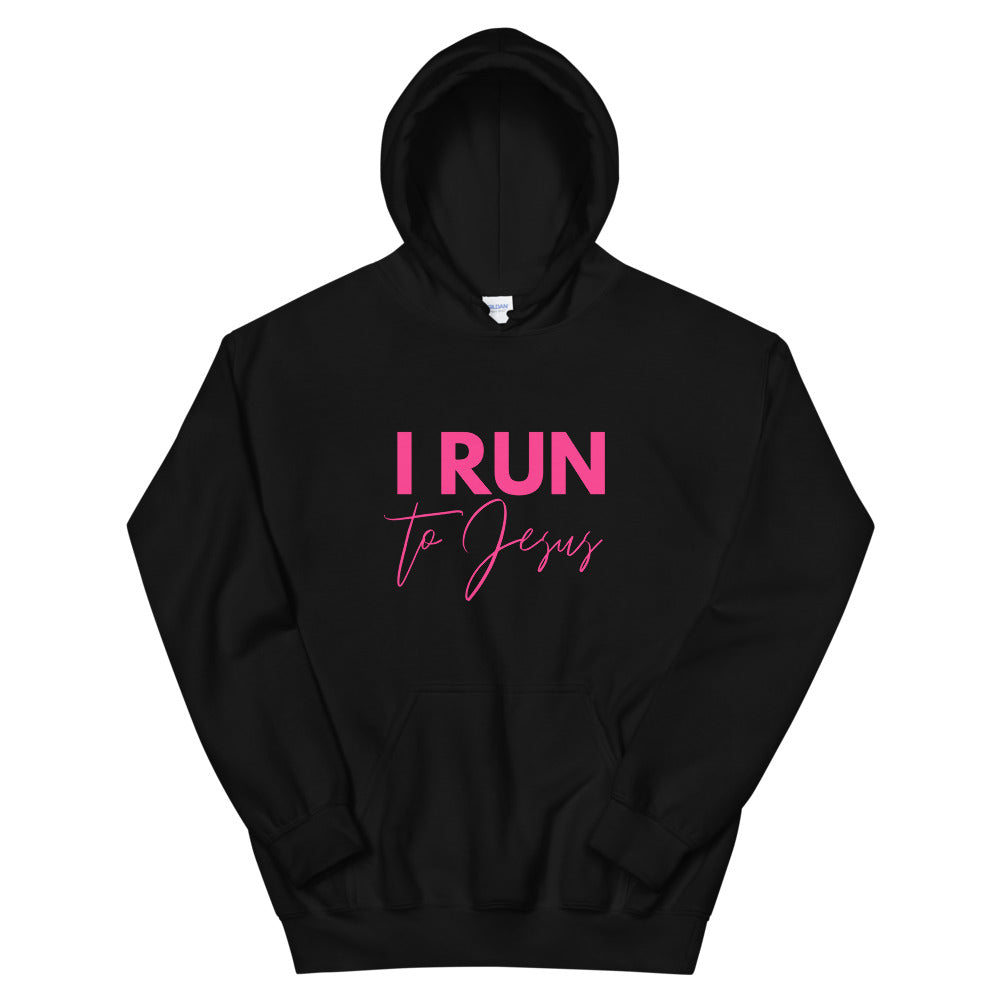 I Run to Jesus - Woman's Hoodie