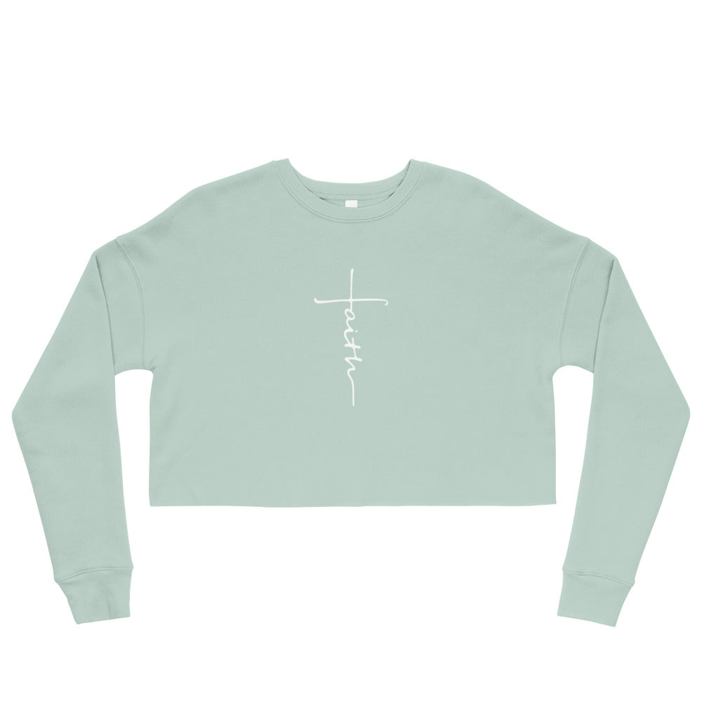 FAITH Cross - Crop Sweatshirt