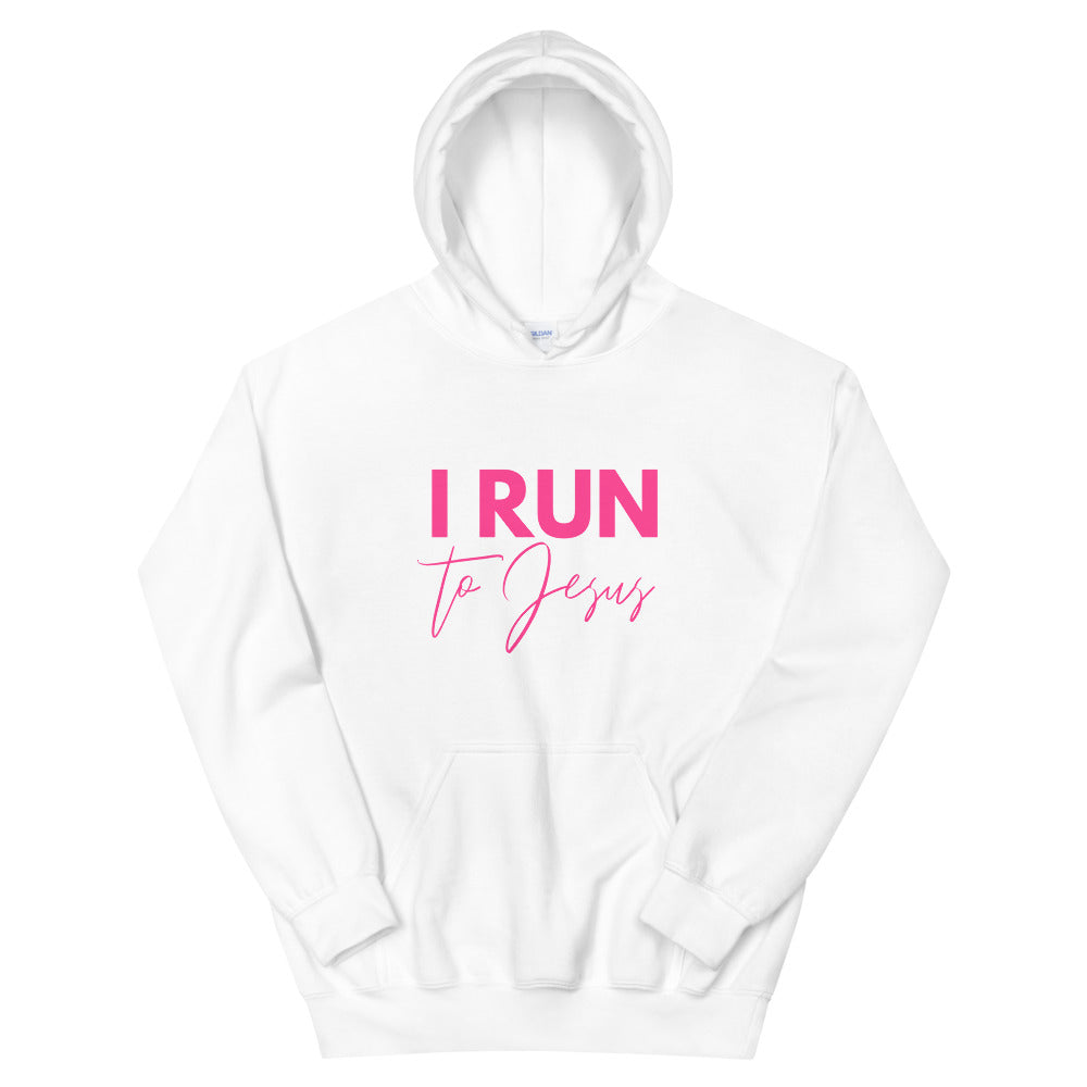I Run to Jesus - Woman's Hoodie