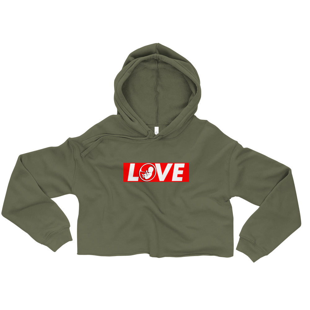 Love Babies - Crop Hoodie