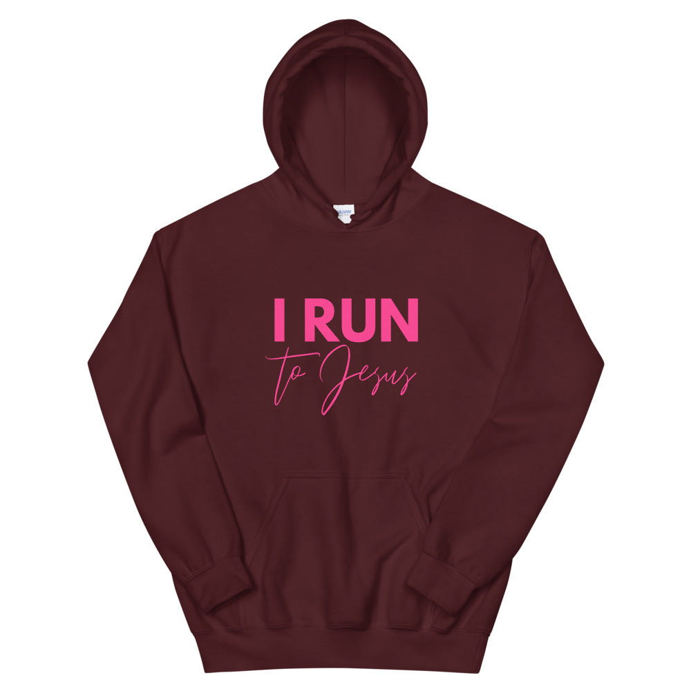 I Run to Jesus - Woman's Hoodie