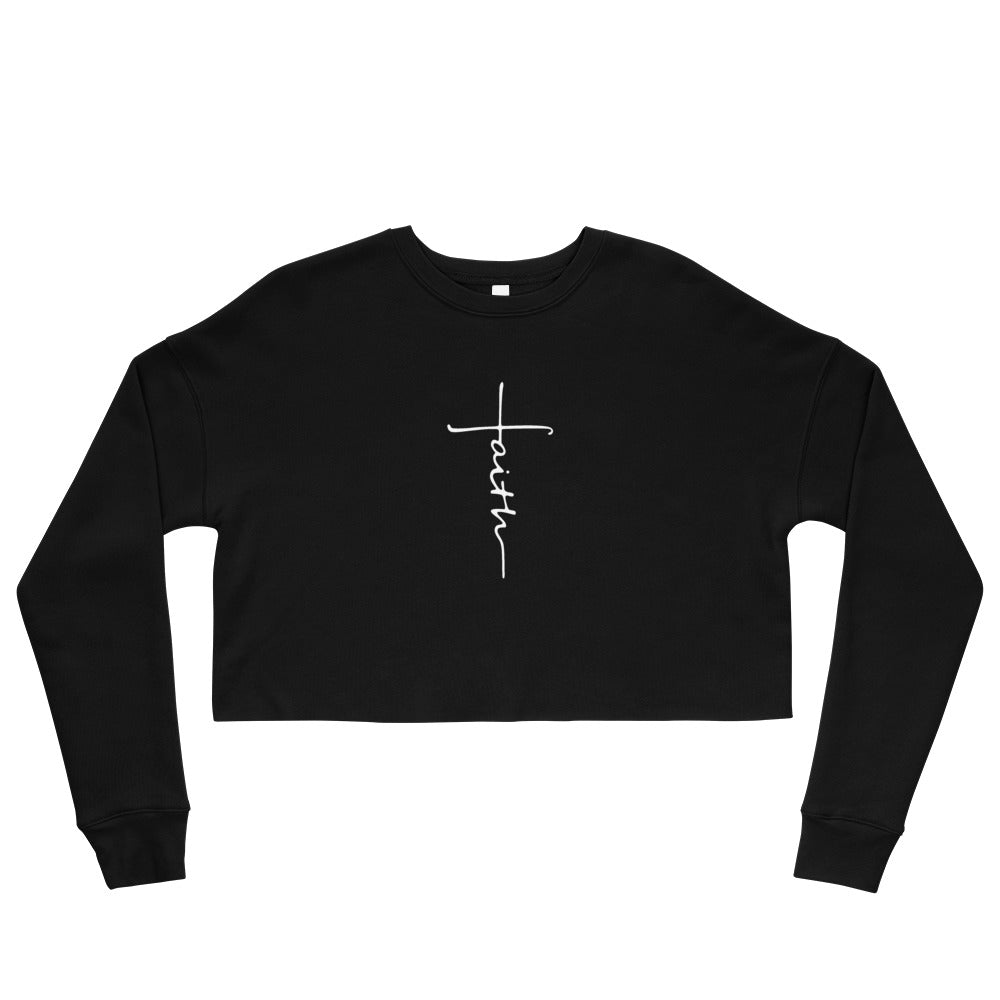 FAITH Cross - Crop Sweatshirt