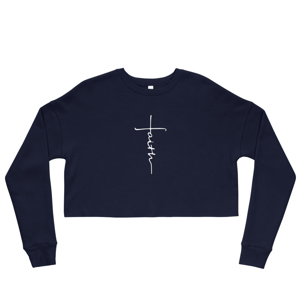 FAITH Cross - Crop Sweatshirt