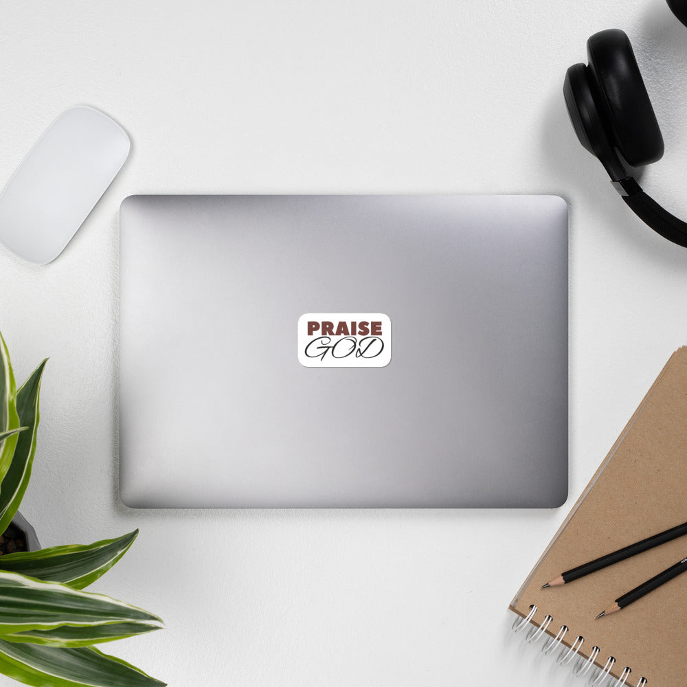 Praise God - Bubble-free stickers