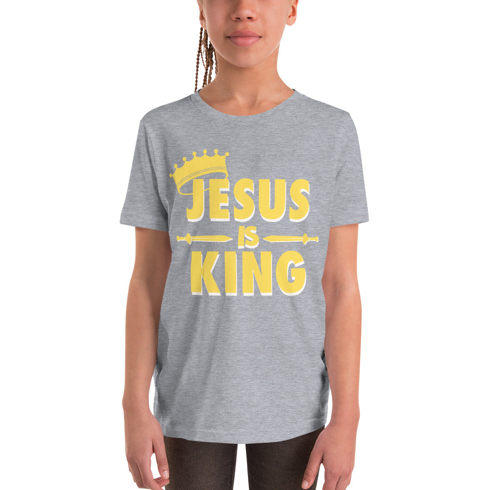 Jesus is KING - Youth Short Sleeve T-Shirt