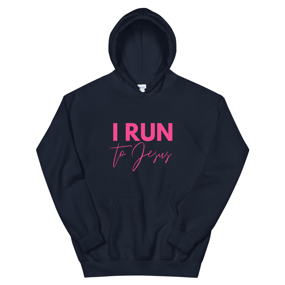 I Run to Jesus - Woman's Hoodie