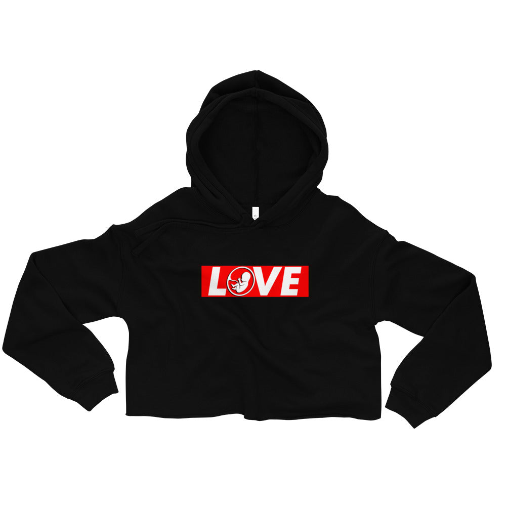 Love Babies - Crop Hoodie