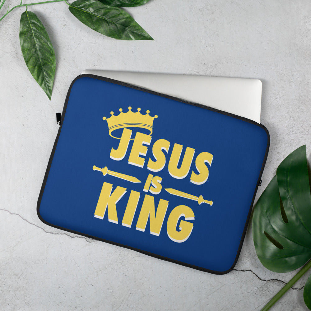 Jesus is KING - Laptop Sleeve