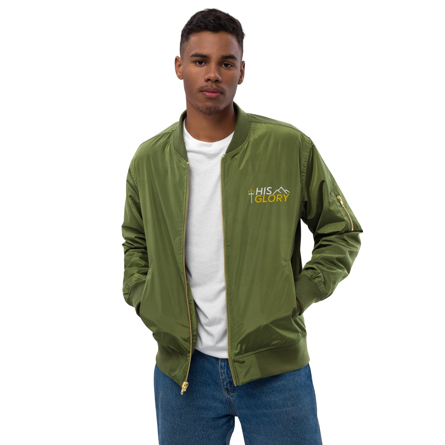 His Glory - 3.0 - NEW - Premium recycled bomber jacket