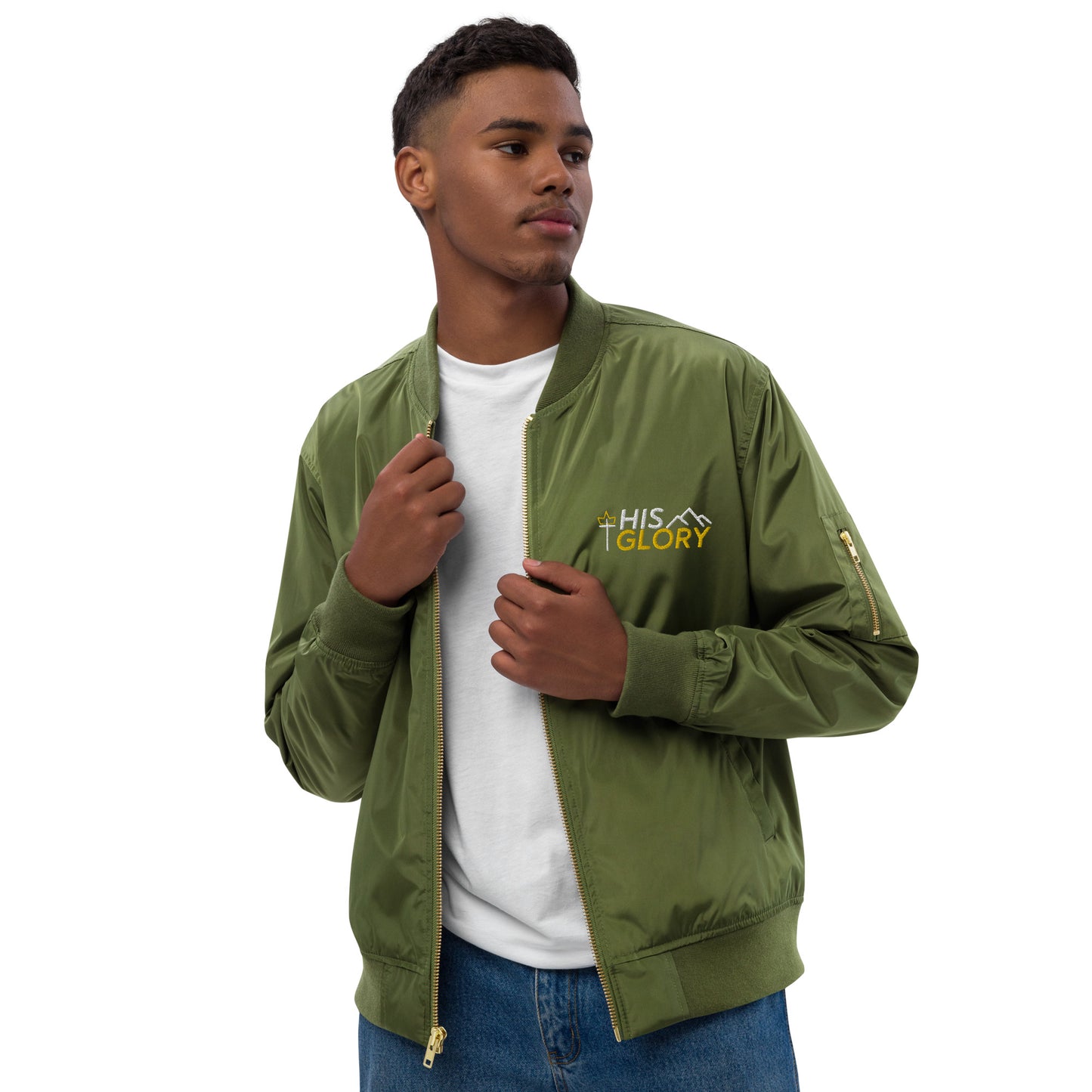 His Glory - 3.0 - NEW - Premium recycled bomber jacket