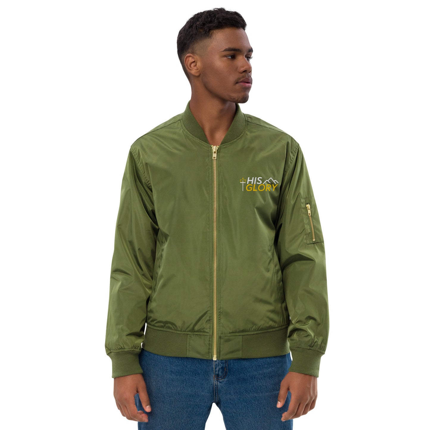 His Glory - 3.0 - NEW - Premium recycled bomber jacket